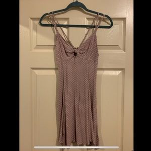 Pink Polka Dot Summer Dress